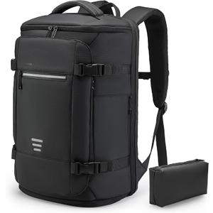 Business Backpack for Men Women Large Lightweight Carry-on Laptop Backpack 30L Flight Approved Business Rucksack Water-Resistant Backpack Fits 17.3 inch Laptop for College Work Travel with a Small Bag