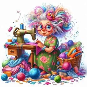 ARPADAMO Diamond Art Kits for Adults, 5D Weaving Diamond Painting DIY Weaving Granny Diamond Art Diamond Painting Kits for Adult, Round Full Drill Diamonds, Diamond Art Kits for Home Decor-14x14inch