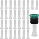 Spray Sprinkler Nozzle Filters 30 Pack, Variable Arc Nozzle Replacement Parts, Generic Irrigation System Sprinkler Water Filter with Fine Mesh Screen (White)