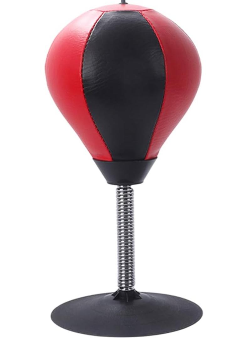 Desk Boxer – Desktop Bag, Suction Base, Fun Toy | Flexible Rebound Module, Enhanced Pressure Balance System for Active Kids Office Friends Stress-Relief Engagement Performance Routines Enhancer