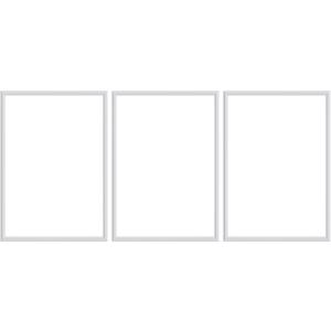 3 PCS Premade Wainscoting Panels Accent Wall Panels For Interior Wall Decor Easy DIY Build And Batten Chair Rail & Picture Frame Door Decor (20x 28 in)