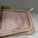 ANGELBLISS Baby Bouncer, Portable Bouncer Seat for Babies, Infants Bouncy Seat with Cotton Fabric, Natural Vibrations (Pink)