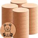 Layhit Cork Coasters for Drinks Absorbent Cork Trivets 4 Inch Bulk Blank Coasters for Kitchen Office Dishes Plate Wine Glass Cup Cottage DIY Crafts(300 Pcs,Round)