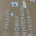 Maxtek Whiteboard on Wheels 40 x 28 in, Magnetic Rolling Dry Erase Easel