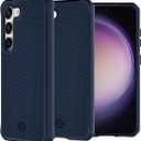 ITSKINS Ballistic R // Nylon Protective Phone Case for Samsung Galaxy S23, Slim Hybrid Case, Anti-Slip, Heavy Duty Shockproof Cover, Military Phone Case - Dark Blue