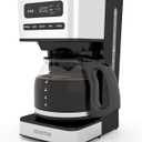 12-Cup Programmable Coffee Maker, Regular & Strong Brew Drip Coffee Machine, 1-4 Cup and Ice Coffee Setting, 24H Timer, Auto Shut-Off, Keep Warm, Pause & Serve, Christmas gift