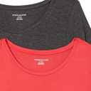 Amazon Essentials Women's Short-Sleeve Scoopneck Tunic, Pack of 2 (XS)