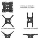 Suptek TV Wall Mount Swivel and Tilt Full Motion for Most 23 to 55 inch TV Mount up to 55lbs max VESA 400x400mm (A1+)