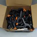 20 Pack 6 inch Plastic Spring Clamps, Black Heavy Duty Clips, Backdrop Clips, Plastic Clamps for Crafts, Backdrop Stand, Woodworking, Photography