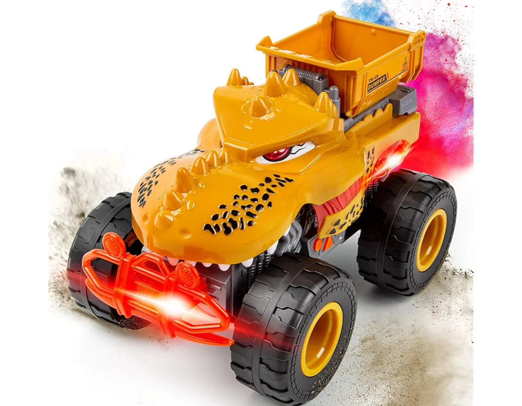 Veslier Dinosaur Monster Truck Toys for Boys Age 3 4 5 6 7 Year Old -Lights & Sounds Large Transportation Truck Toy for Kids Boy Veslier Dinosaur Monster Truck Toys for Boys Age 3 4 5 6 7 Year Old -Lights & Sounds Large Transportation Truck Toy for Kids Boy