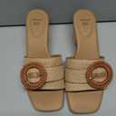 Sweet Life, Women's Slide Sandal, Natural , Size 8 1/2