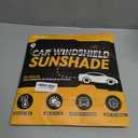 Windshield Sunshade for Audi A5 2018-2025 Sun Shade Car Windshield Accessories Upgrade 4 Layers Blocks UV Rays Custom Fit A5 240T Car Window Shades Front Windshield Keep Cool Foldable