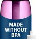 Brita Hard-Sided Plastic Premium Filtering Water Bottle, BPA-Free, Reusable, Replaces 300 Plastic Water Bottles, Filter Lasts 2 Months or 40 Gallons, Includes 1 Filter, Orchid - 36 oz.