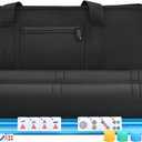 yookee home Mahjong Tiles Set American Mahjong Set 166 Premium White Tiles with Neoprene Bag and Accessories Complete Mahjong Game Set, Western Mah Jong, Mahjong, Ma Jong Set, Black