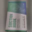 Quntis Suction Cup Hooks 4 Pack, Multi-Purpose Clear Shower Suction Hooks Waterproof Heavy Duty Wreath Hanger for Bathroom, Window, Towel, Shower Wall, Tile, Glass Door, Camper