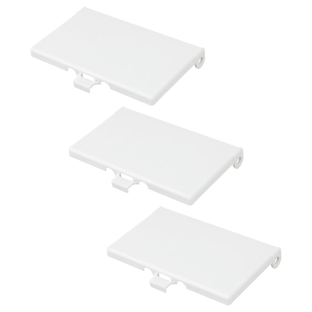 Outside Receptacle Cover for Arlington DBHW-1 DBHS1W/DBHR1W/DBHM1W/DBHR141W, 1-Gang (Horizontal) in Box Electrical Outlet Box, White, 1-Pack (White-3)