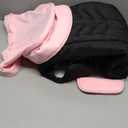 Replacement Canopy & Seat Cushion Set Compatible with Doona+ Car Seat Stroller - Sunshade Cover & Textile Fabric Accessories - Breathable, Machine Washable (Pink Black)