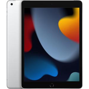 Apple 2021 iPad 9th Gen (10.2 inch, Wi-Fi + Cellular, 64GB) Silver 