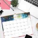 10 x 2026-2027 Wall Calendar - Includes January 2026 to June 2027, 18-Month Paper Wall Calendar 11 x 8.5 Inches.Thick Paper with Julian Dates and Block for New Year and Christmas Holidays To-dos  Notes (I)