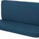 Christopher Knight Home Gavin Outdoor Water Resistant Fabric Loveseat Cushions, 20.50" D x 51.50" W x 3.25" H, Dark Teal
