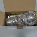 BESTTEN Keyed Entry Door Knob with Lock, Interior and Exterior Door Lock, Standard Ball, Satin Nickel