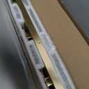 Modern Brushed Gold 6-Lights Bathroom Vanity Light, Eleglant Brass LED Bathroom Light Fixtures Over Mirror, Dimmable Acrylic Shade Wall Lighting Fixtures, Hardwired Wall Light(H9.25in, L21.26in)