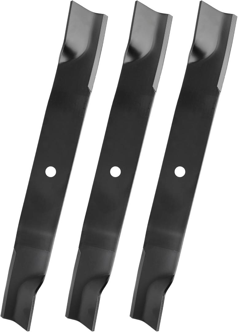 09081200 High Lift Blades Fit for Gravely A riens 60" Mower Decks, 03253900 Blades Fit for Gravely Pro-Master 260Z, A riens Max-Zoom 2560 Zero Turn Mowers, Replace for 09246600 09246600CKT, 3 Pack