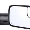 Towing Mirror Replacement Fit for 02-08 DodgeRam 1500 for 03-09 Dodge Ram 2500 3500 Pickup Truck Power Heated Tow Folding Side View Mirror Passenger Side
