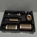 Natrial Hair Dryer Brush Blow Dryer Brush in One Hot Air Brush for Drying and Straightening, Volumizer Multi-Styler Smooth Curls for All Hair Types, Frizz-Free Blowout Brush for Salon Quality (Black& Rose Gold)