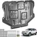 Upgrade Manganese Steel Front Engine Splash Shield for Ford Escape 2013-2019, Front Engine Splash Shield Guards Suitable for Escape Under Engine Cover, Directly Replace Original