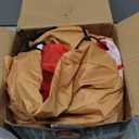 DR.DUDU 7 FT Christmas Inflatable Outdoor Decorations, Blow Up Santa Claus with Reindeer Hanging Xmas Inflatables Decor with LED Lights for Yard Lawn Porch Garden Holiday Party