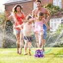 SAMTOP Outdoor Water Spray Sprinkler for Kids and Toddlers, Summer Outside Toys Backyard Games with 8 Wiggle Tubes, Attaches to Garden Hose Splashing Fun Toys for 3 4 5 6 7 8 Year Old Boys Girls Gifts