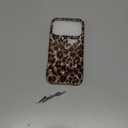 J.west Compatible with iPhone 17 Pro Case,Luxury Sparkle Translucent Clear Vintage Leopard Print Soft Silicone Cover for Girls Women Protective Phone Case for iPhone17Pro 6.3 inch Cheetah (Bling)