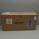 23" Matte Black Vanity Light Smoked Hammered Glass Wall Sconce 3-Light Grey Lampshade Wall Lamp for Hallway Living Room Stairwell Bathroom Over Mirror