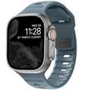 Nomad Sport Band - 45mm | Marine Blue Apple watch ultra 1-3 bands, Designed to give your Apple Watch a modern and athletic look for intense workouts and everyday wear, Compatible with New Series 11, Ultra 1-3, Series 1-10, and SE