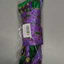 Hying Large Mardi Gras Bows for Wreath, Mardi Gras Fleur de Lis Wreath Bows Glitter Purple Plaid Bows Fat Tuesday Tree Bows Ornaments for Front Door Home New Orleans Carnival Decorations