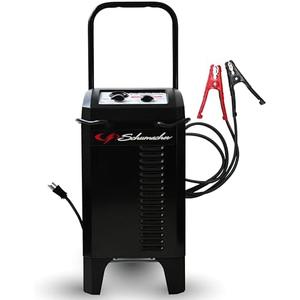 Schumacher Electric Manual Battery Charger & Engine Starter – 6V/12V 250A Heavy-Duty Battery Charger with 50A Boost Mode, Color-Coded Clamps, 6-Foot Output Cables & Rugged Design SC1445