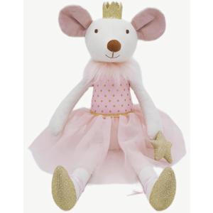 Princess Mouse Stuffed Animals,15.7" Pink Rat Plushies with Lace Skirt, Cute Stuffed Animal for Girls As Birthday
