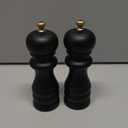 Salt and Pepper Grinders Set of 2, Manual Pepper Mill & Salt Grinder with Adjustable Ceramic Rotor & Stainless Steel Gasket, Refillable Black Salt & Pepper Shakers for BBQ Restaurant Kitchen