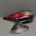 JFN LED Tail Lights Taillights Assembly for 2018-2021 Chevy Traverse Outer,Red Rear Brake Signal Plate Tail Lamp Replacement, OE:84618032 GM2805130 (Driver Side (Left))