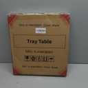 Umbrella Table Tray with Hole, Portable Outdoor Side Table, Black, 14.8 x 14.8 x 0.9 inches