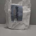 NICETOWN White 100% Blackout Curtains 45 inches Long for Kitchen, Rod Pocket Basement Window Treatment Thermal Insulated Lined Drapes for Small Window (1 Pair, 37 inches Width Each Panel)