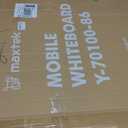 maxtek Mobile Dry Erase Board  40x28 inches Magnetic Portable Whiteboard Stand Easel White Board Flipchart Easel Board with 25 Sheets Paper Pad for School Supplies (Silver)