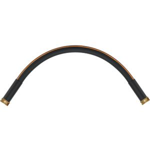 Atlantic Female to Female Heavy Duty Garden Hose 5/8 Inch x 2 ft Black Water Hose Short Connection Leader Hose 2 Foot