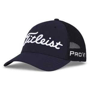 Titleist Tour Performance Mesh Golf Hat, Navy/White