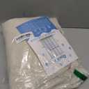 Awellife Shower Curtain Linen Textured Boho Farmhouse Shower Curtains(Beige, 87" L x 72" W)