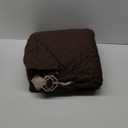 U-NICE HOME Reversible Sofa Cover Couch Cover for Dogs with Elastic Straps Water Repellent Furniture Protector for Pets Couch Cover for 3 Cushion Couch (Sofa, Coffee/Beige)