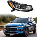 Wildwolf Projector Headlight Headlamps Assembly W/LED DRL for 2017 2018 2019 2020 2021 2022 Chevrolet Trax OE - Passenger Side