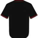 Kids Baseball Jersey Jersey for Boys Girls Plain Practice Shirt Youth Sports Button Down Shirts 3-20Y (Blue, M)