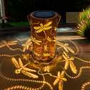 ANYTALK Dragonfly Solar Lanterns Outdoor Waterproof, Birthday Gifts for Women Mom Grandma, Hanging Solar Lights for Yard, Patio, Porch, Garden Decor, Christmas Gifts for Her/Him